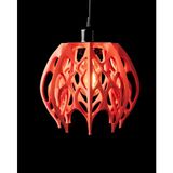 Mikasso Prime Modern Sarkıt Lamba - Dekoratif Tasarım Avize Plastik 1 E27 Kırmızı Salon / Oturma Odası - Çok Renkli