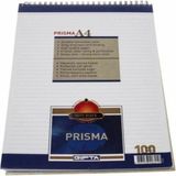 Mikasso Prisma Bloknot A-4 Spiralli Karton Kapak 100 Yaprak Çizgili 3-1376000-2181 Küp Not Kağıdı - Çok Renkli