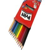 Mikasso Pritt ( 12 Li Kuru Boya Kalemi ) Seti 1 Adet Kullanışlı Çok Renkli