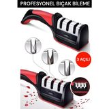 Mikasso Profesyonel Bıçak Bileyici Tungsten Elmas 3 Açılı Şef Bıçak Bileyicisi