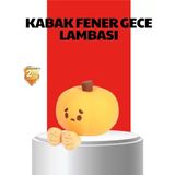 Mikasso Pumpkin LED Night Light Dokunmatik Şarjlı Silikon Gece Lambası Ahşap Çok Renkli