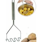 Mikasso Püre Patates Aparatı - Patates Ezici - Püre Yapma Aparatı Kıvrımlı Çelik