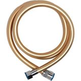 Mikasso Pvc Kaplama Spiral Duş Hortumu Gold Kırılmaz Kopmaz Banyo Duş Hortumu ( 150 Cm) Plastik