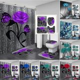 Mikasso Pvc Malzemeden Üretim Renk ve Desen Garantisiz 180X180CM Banyo Küvet Duş Perdesi ( Kumaş Değildir ) - Çok Renkli
