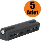 Mikasso Pvc Pimapen Pencere Menteşesi 90 mm Sac Destekli Antrasit Gri Menteşe (5 Adet) Sac