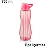 Mikasso Qlux Ideasmatara Suluk Okul Sporcu Yürüyüş Matara Suluk Bpa Içermez 750 ml L-00753 Pembe Plastik