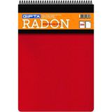 Mikasso Radon A5 Spiralli Pp Kapak Bloknot (Not Defteri) 100 Yaprak Kareli (6 Lı Paket) 2766 Küp Not Kağıdı - Çok Renkli