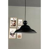 Mikasso Ralivo Siyah Metal Avize Tekli Siyah Boncuk Başlık Mutfak Modern Dekoratif Sarkıt Aydınlatma Metal 1 - Çok Renkli