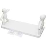 Mikasso Rambo Manken Tutacaklı Plastik Etejer Yapışkanlı BÜYÜK=13.5X33CM (5224) Çok Renkli Modern