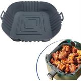Mikasso Renkli Isıya Dayanıklı Yıkanılabilir Silikon Fırın Airfryer Kare Model Pişirme Matı 20 cm Silikon