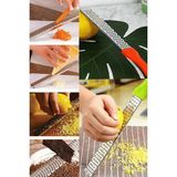 Mikasso Renkli Saplı Limon Peynir Dilimleyicisi Uzun Rende Çelik