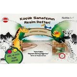 Mikasso Resim Defteri Küçük 40 Yaprak Karton Kapak Zımbalı A5 Karton Düz Çizgisiz 40 Yaprak Küçük Boy Beyaz - Çok Renkli