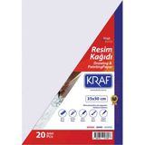 Mikasso Resim Kağıdı 20LI 35 x 50 cm - Çok Renkli