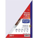Mikasso Resim Kağıdı 25X35 cm 20'li Paket Küp Not Kağıdı - Çok Renkli