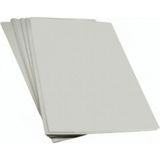 Mikasso Resim Kağıdı 35X50 cm 100 Adet (2,1 Kg) Karton Düz Çizgisiz 100 Yaprak Orta Boy Beyaz Resim Defterle - Çok Renkli