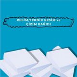 Mikasso Resim, Teknik Resim ve Çizim Kağıdı 35 x 50 110 G 100 Adet - Çok Renkli