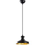 Mikasso Retro Tekli Sarkıt Avize Siyah, Dekoratif Metal Sıvama Başlık Lamba GULLU-182BLACK-1 1 Belirtilmemiş - Çok Renkli