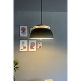 Mikasso Revola Siyah Tekli Avize Iç Mekan Aydınlatma Dekoratif Mutfak Cafe Salon Metal 1 E27 Siyah Salon / O - Çok Renkli
