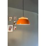 Mikasso Revola Turuncu Tekli Avize Iç Mekan Aydınlatma Dekoratif Mutfak Cafe Salon Metal 1 E27 Turuncu Salon - Çok Renkli