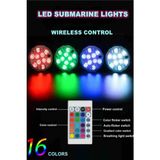 Mikasso Rgb Havuz ve Akvaryum Armatürü Kumandalı Su Geçirmez Pilli - Çok Renkli