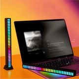 Mikasso Rgb LED Ambiyans Işığı Sese Duyarlı Tv Arkası ve Araç Içi Müzik Işık Çubuğu - Çok Renkli