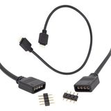 Mikasso Rgb LED Bağlantı Erkek-Dişi Jumperlı 4 Pin Kablo - Çok Renkli
