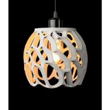 Mikasso Ringo 2 Modern Sarkıt Lamba - Dekoratif Tasarım Avize Plastik 1 E27 Beyaz Salon / Oturma Odası - Çok Renkli