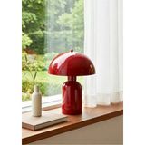 Mikasso Roma Retro Wine Red Abajur Masa Lambası 241881 Metal Kırmızı - Çok Renkli