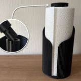 Mikasso Rulo Peçete Standı - Mutfak ve Banyo Için Dekoratif Peçetelik Organizer Beyaz - Çok Renkli