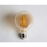 Mikasso Rustik Filament G95 Glop LED Ampul 6W 2700K CT4286 Sarı