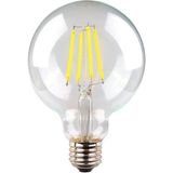 Mikasso Rustik LED Filament Rustik Ampul E27 G95 6W 6500K Beyaz Işık Erd-46 Beyaz