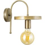 Mikasso Rustik Retro Modern Model Şık Eskitme Aplik Teker Model Camsız Metal Bej - Çok Renkli