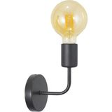 Mikasso Rustik Retro Modern Model Şık Siyah Aplik Camsız Metal Beyaz - Çok Renkli
