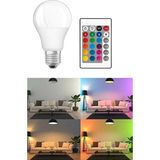 Mikasso Rw-75 10W Kumandalı Rgb LED Ampul E27 16 Renk Renk Değiştiren Uzaktan Kumandalı - Çok Renkli