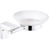 Mikasso Safir Metal - Cam Sabunluk Banyo Mutfak Krom Ömür Boyu Paslanmaz Krom Gri - Çok Renkli