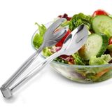 Mikasso Salata Servis Maşası Paslanmaz Çelik Gümüş