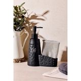 Mikasso Sapone Black Süngerlikli Sıvı Sabunluk 16740 Porselen Siyah - Çok Renkli