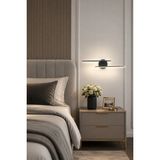 Mikasso Sare Aplik Modern Tasarım Antrasit Renk - Gün Işığı Ledli Banyo - Mutfak - Salon LED Duvar Aplik Alü - Çok Renkli