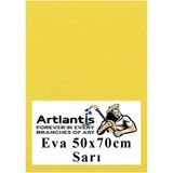 Mikasso Sarı Eva 50X70 cm 1 Adet Eva Süngeri Okul Kreş Anasınıfı Elişi Etkinlikleri - Çok Renkli