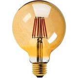 Mikasso Sarı Filament Edison Tip Rustik LED Ampul 750 Lümen G95 8 Watt Beyaz - Çok Renkli