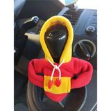 Mikasso Sarı Kırmızı Vites Topuz Süsü Hoodie Kapşonlu Araba Vites Poları Araç Vites Sweatshirt - Çok Renkli