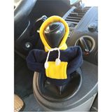 Mikasso Sarı Lacivert Vites Topuz Süsü Hoodie Kapşonlu Araba Vites Poları Araç Vites Sweatshirt - Çok Renkli