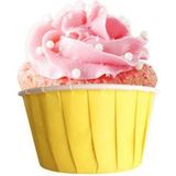 Mikasso Sarı Muffin Kek Kapsülü 25 Adet Kağıt Sarı
