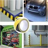 Mikasso Sarı Siyah Pvc Yer Işaretleme Bandı 50MMX30M Renksiz