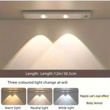 Mikasso Şarzlı, Sensörlü, 6 Watt, Alüminyum Kasa, Dolap Içi, Tezgah Altı, Çok Amaçlı, Işık Desenli Aplik Alü - Çok Renkli