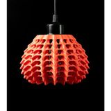 Mikasso Seafort Modern Sarkıt Lamba - Dekoratif Tasarım Avize Plastik 1 E27 Kırmızı Salon / Oturma Odası - Çok Renkli