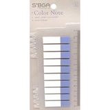 Mikasso Şeffaf Eflatun Yarım Postit Post-It Post It. Kitap Ayracı Ayraç Postit Sticker 200 Yaprak Yapışkanlı - Çok Renkli