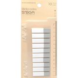 Mikasso Şeffaf Gri Yarım Postit Post-It Post It. Kitap Ayracı Ayraç Postit Sticker 200 Yaprak Yapışkanlı Not - Çok Renkli