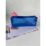 Mikasso Şeffaf Kalem/makyaj Çantası 20X8 Mavi Plastik Mavi - Çok Renkli