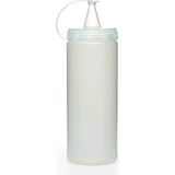 Mikasso Şeffaf Kapaklı Sızdırmaz Yağlık Sosluk Şişesi Plastik Yağdanlık 400 Ml. AP-9028 (784) Çok Renkli